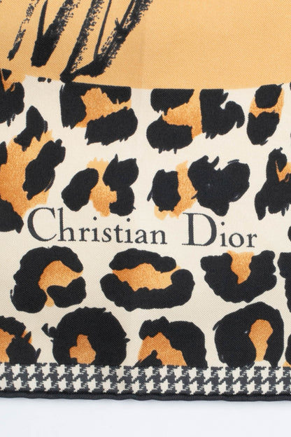 Foulard léopard Christian Dior 