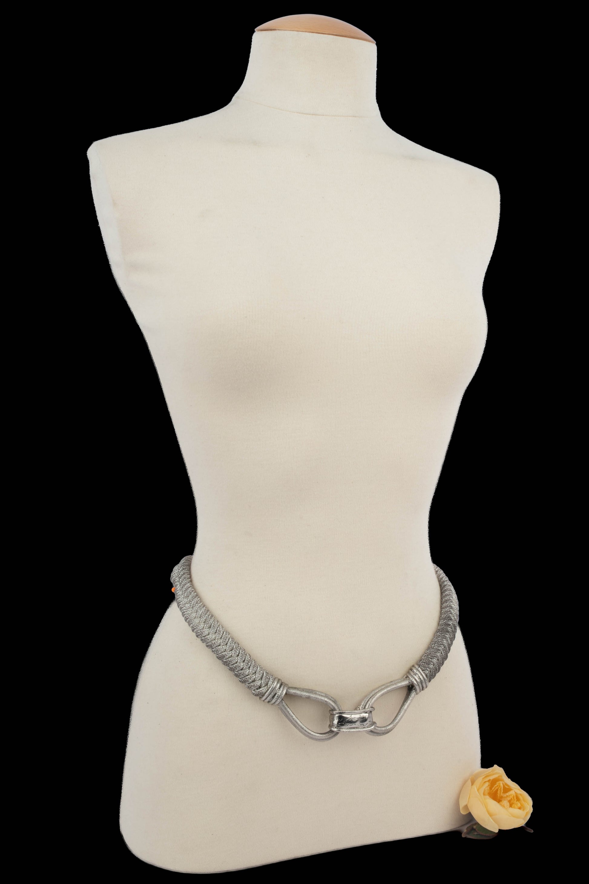 Ceinture argenté Yves Saint Laurent