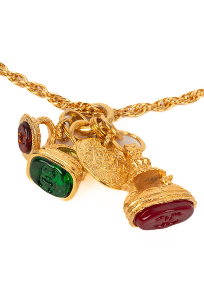 Collier sceaux Chanel 1993 
