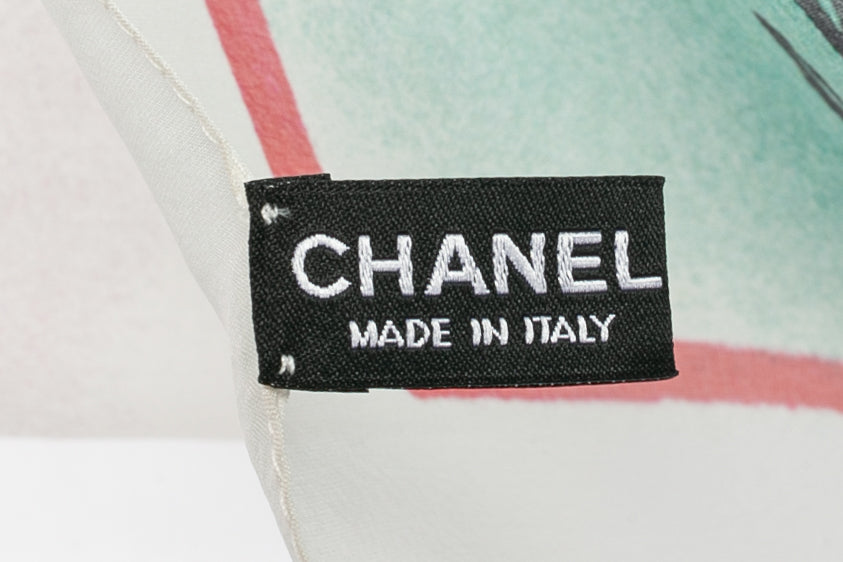 Foulard en soie Chanel