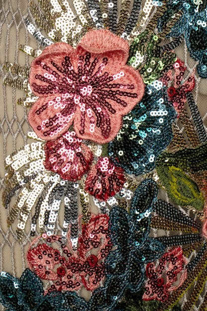 Robe brodée Elie Saab Printemps 2025