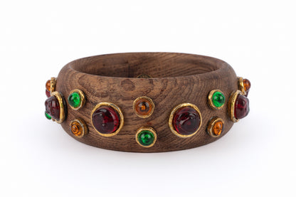 Bracelet en bois Chanel 1985