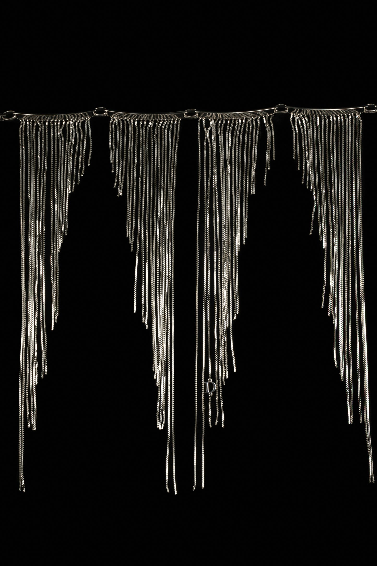 Ceinture argentée Christian Dior