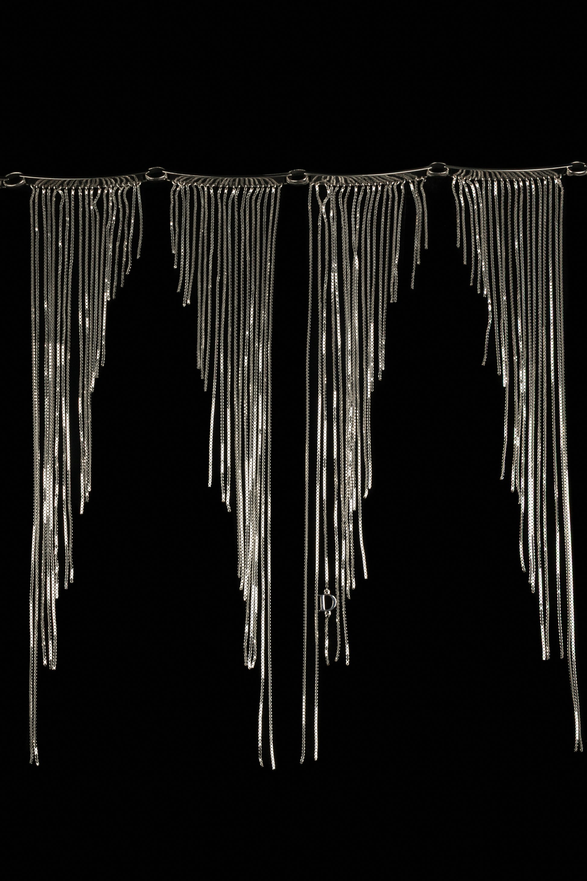 Ceinture argentée Christian Dior