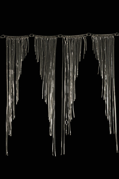 Ceinture argentée Christian Dior