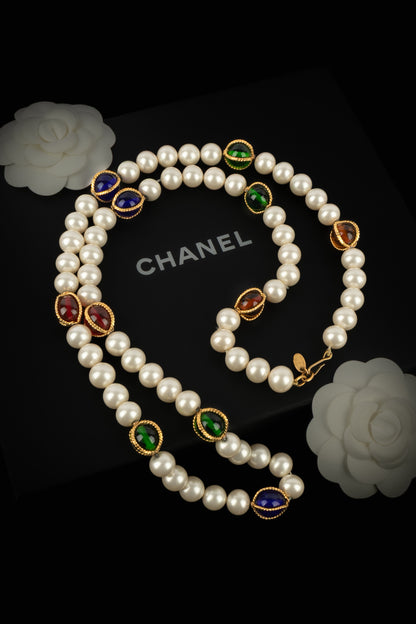 Collier de perles Chanel 1990's