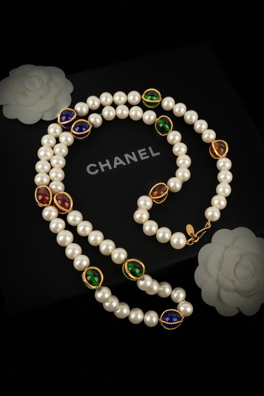 Collier de perles Chanel 1990's