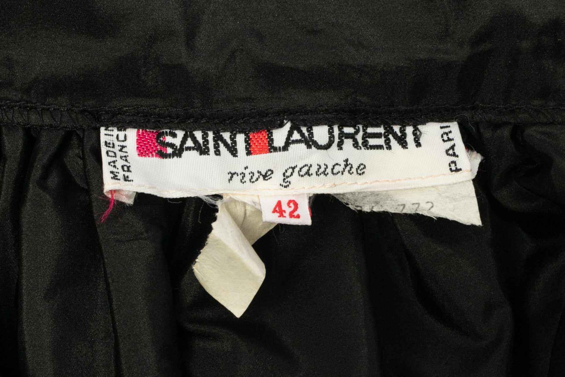 Maxi jupe en taffetas Yves Saint Laurent