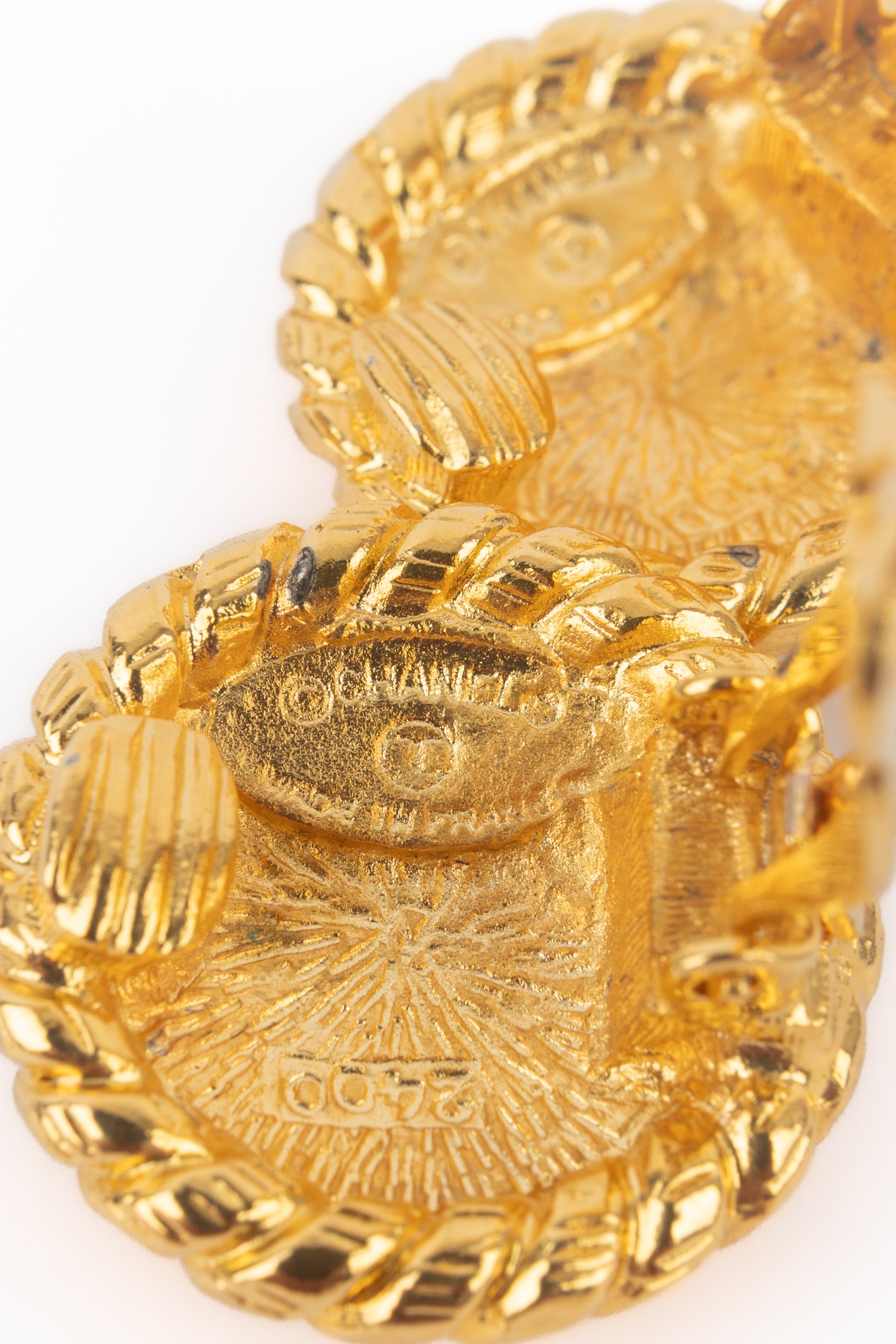 Boucles d'oreilles cc Chanel 1985's