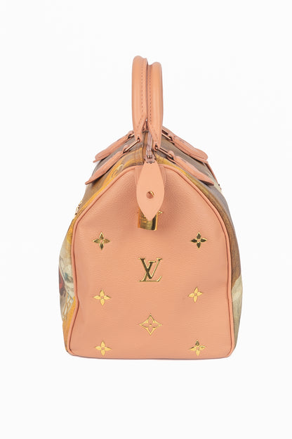 Sac "Speedy Fragonard" Louis vuitton x Jeff Koons 2017