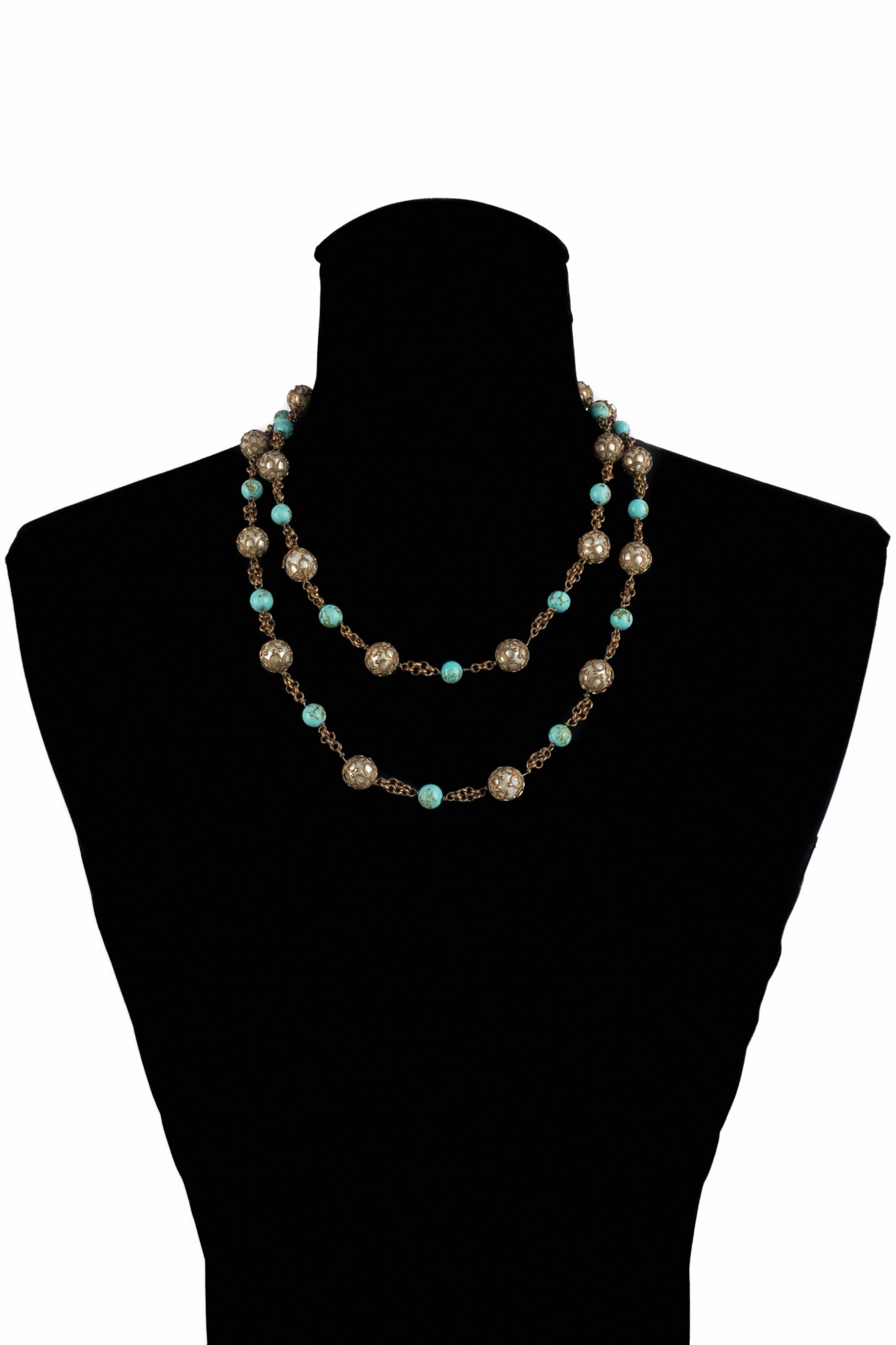 Collier sautoir Chanel époque Coco