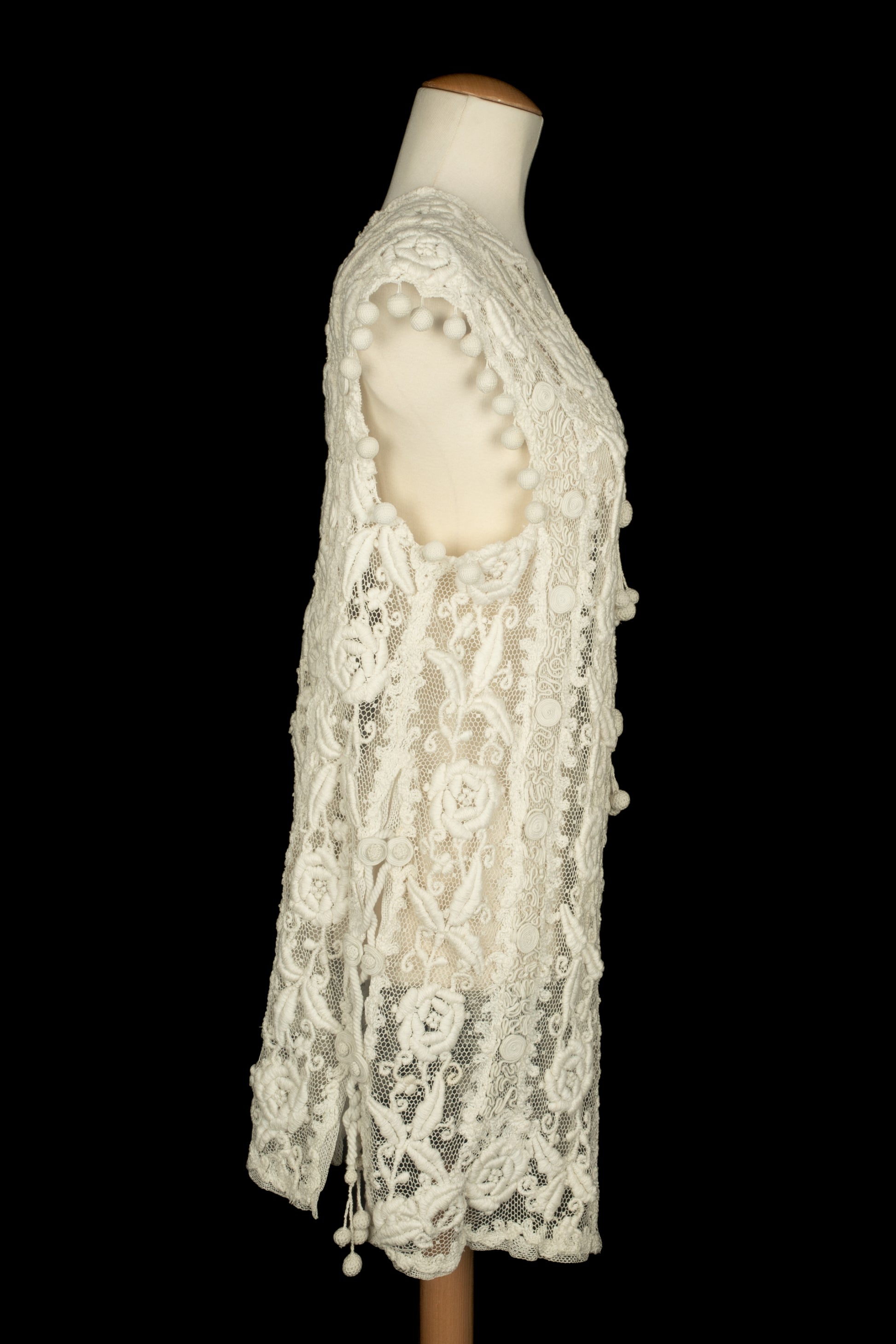 Gilet ancien en crochet