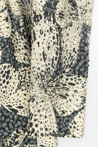 Ensemble en soie Hanae Mori Haute Couture 1985's