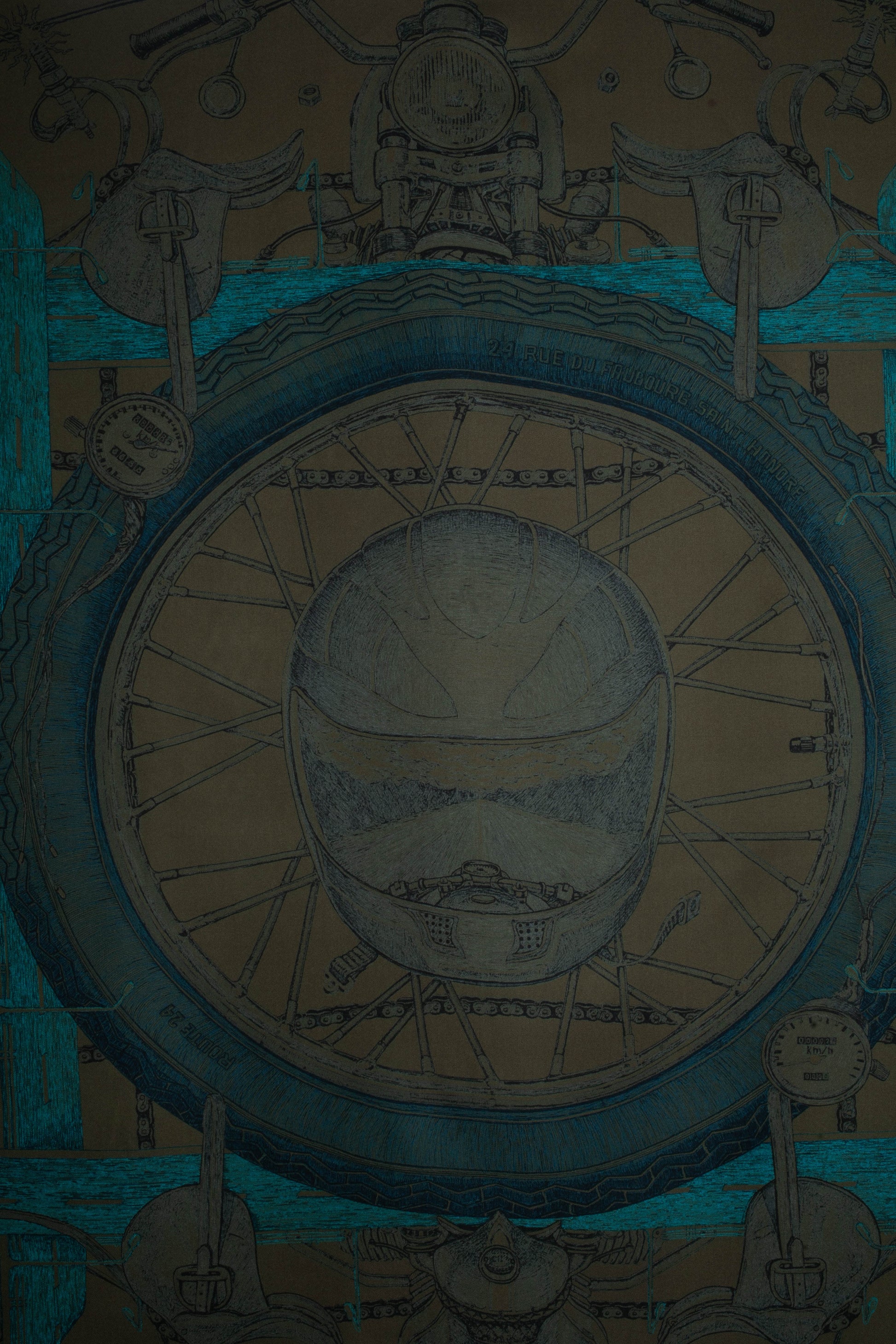 Foulard / Carré "Route 24" Hermès