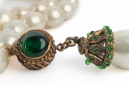 Collier de perles Chanel 1980's