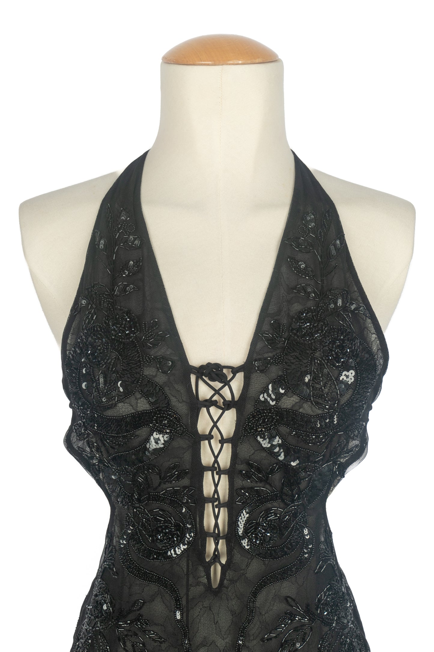 Robe perlées Roberto Cavalli Resort 2024