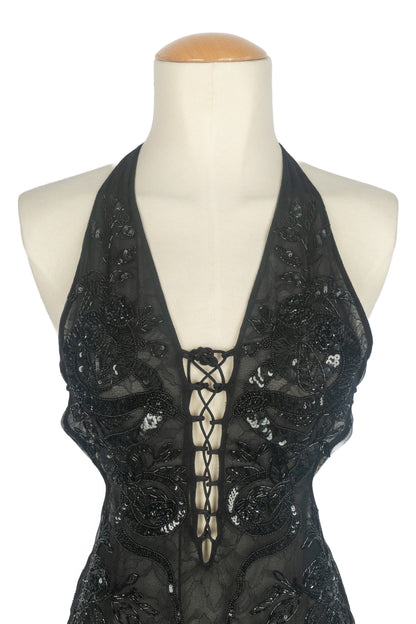 Robe perlées Roberto Cavalli Resort 2024