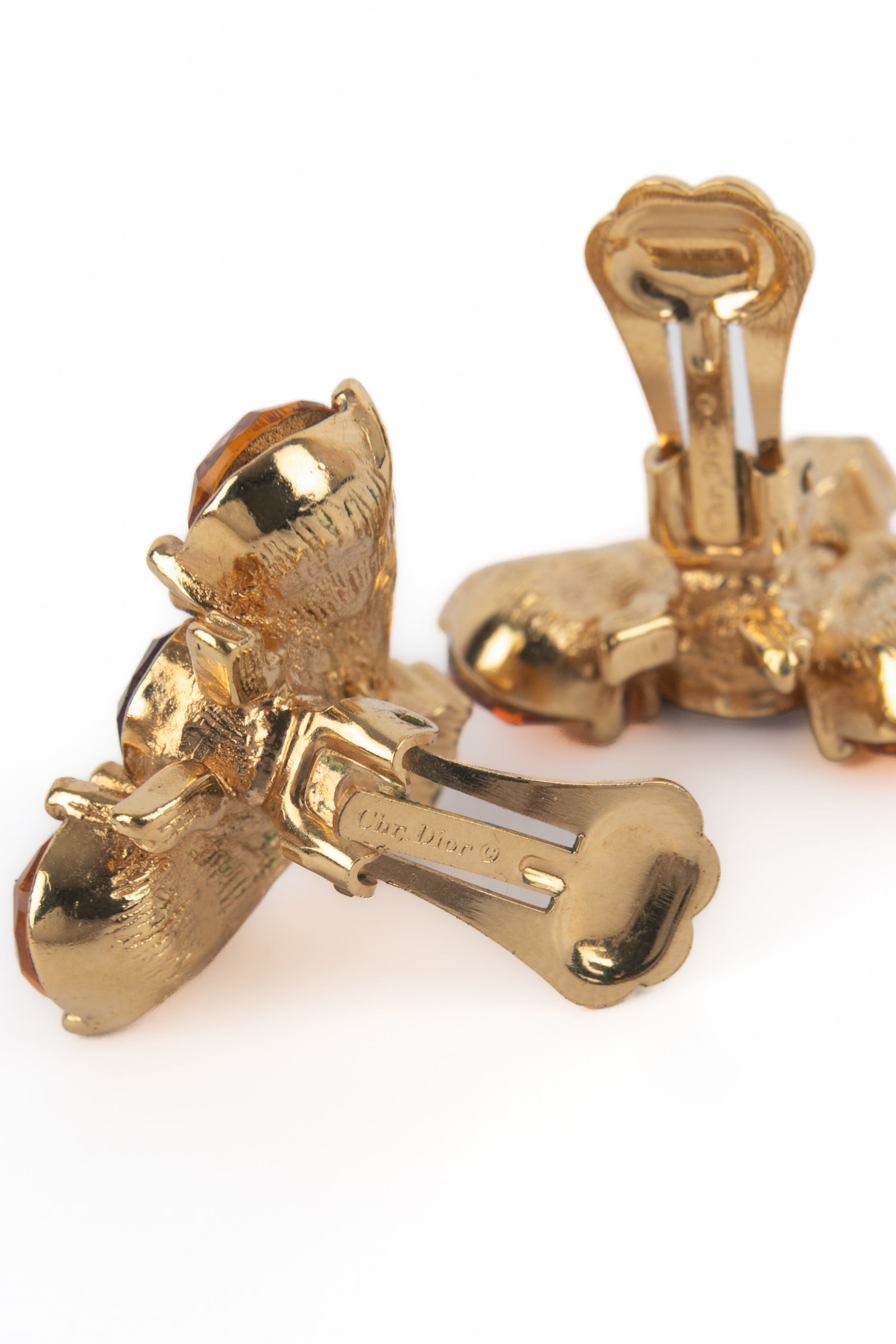 Boucles d'oreilles abeilles Dior 