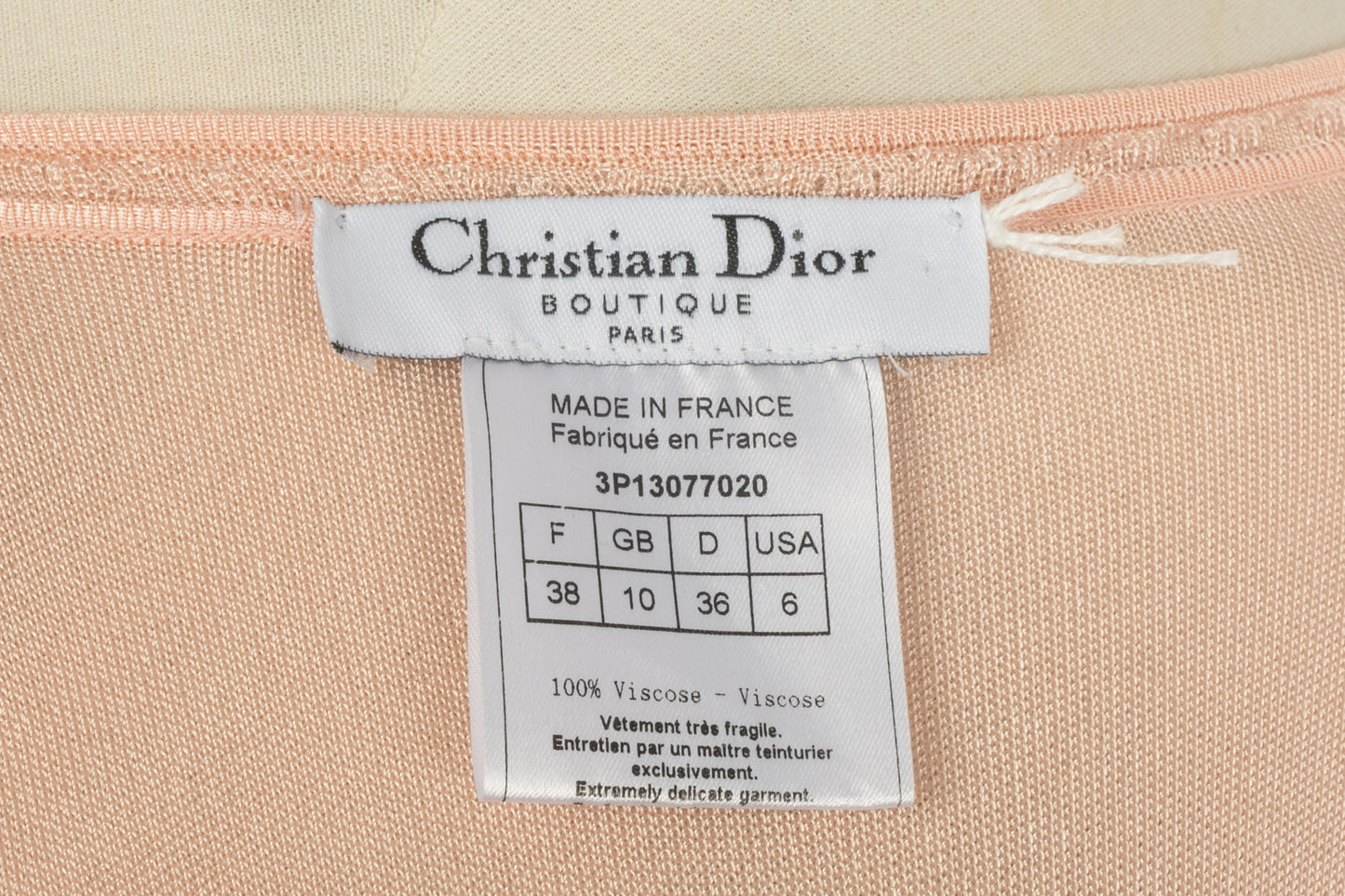 Haut rose Christian Dior 