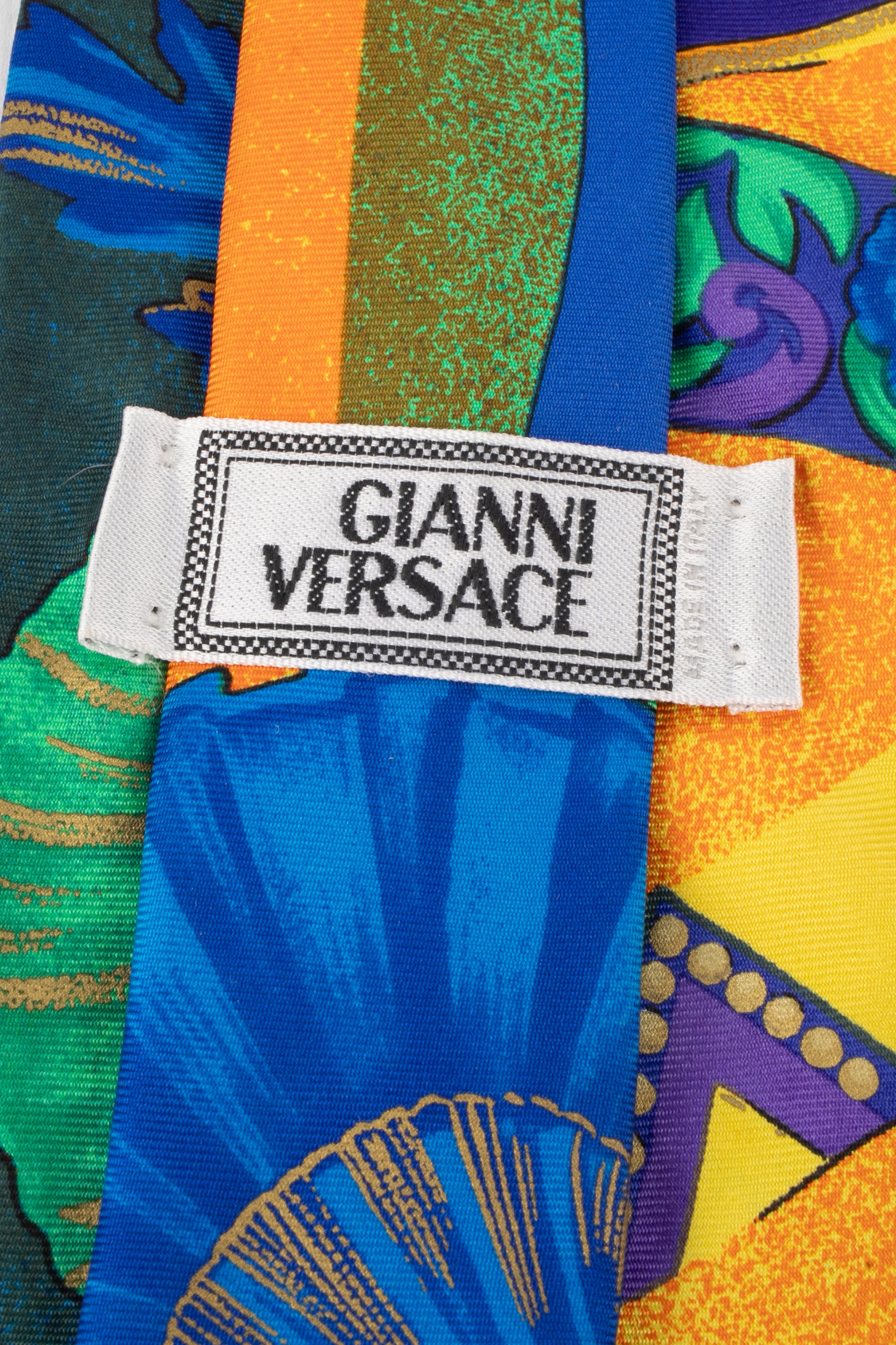 Cravate en soie Gianni Versace