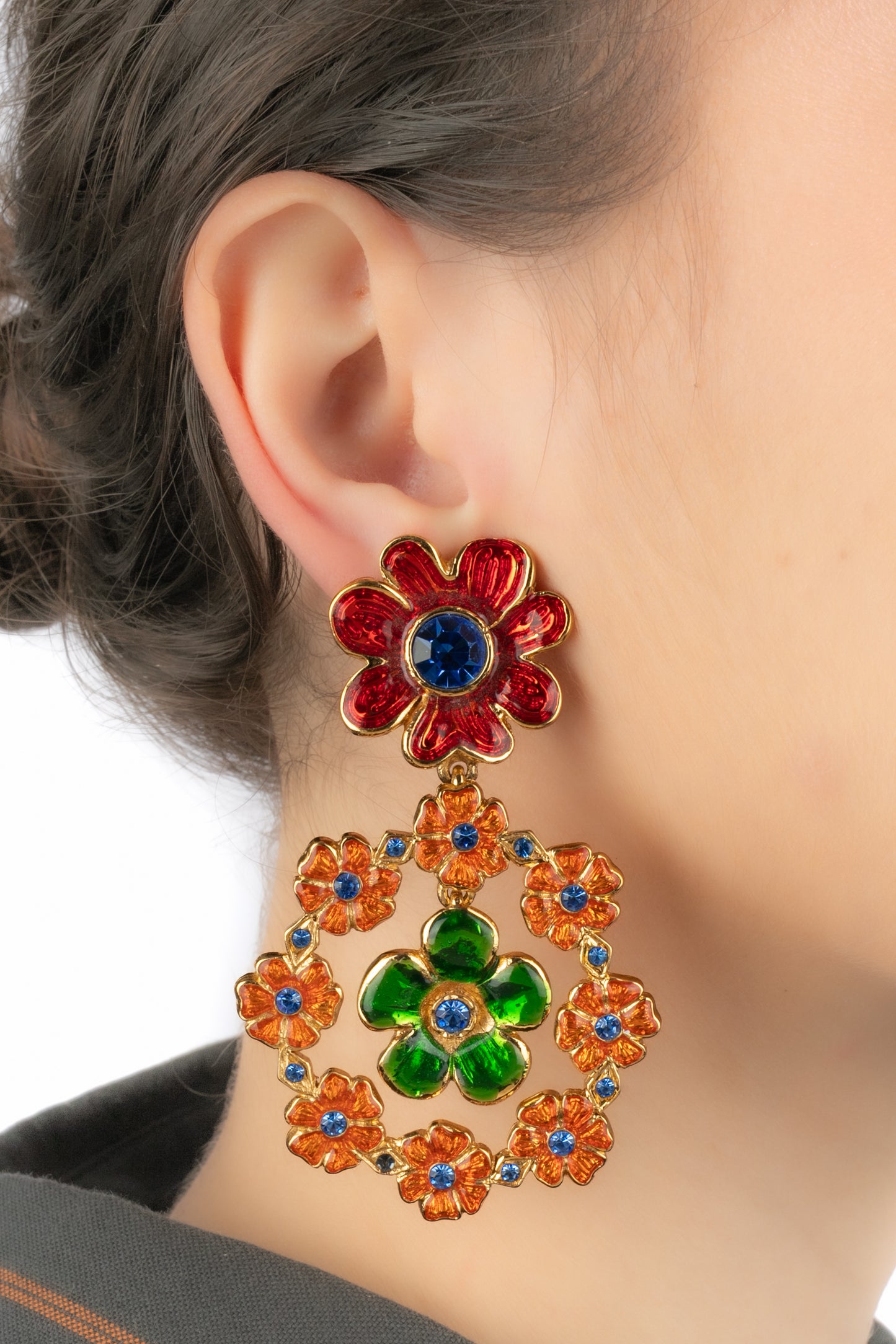 Boucles d'oreilles Yves Saint Laurent