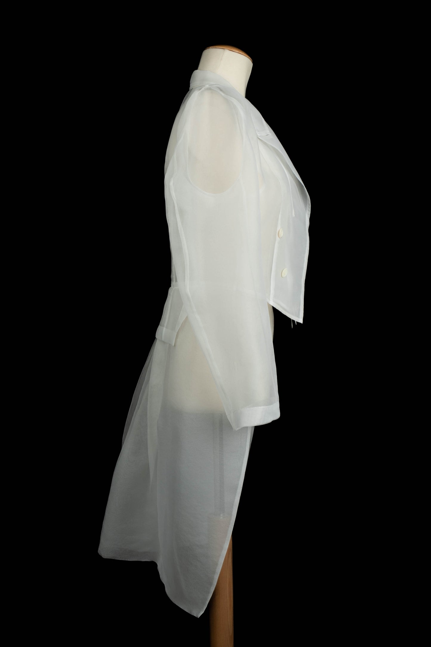 Chemise en organza "Comme des garçons"