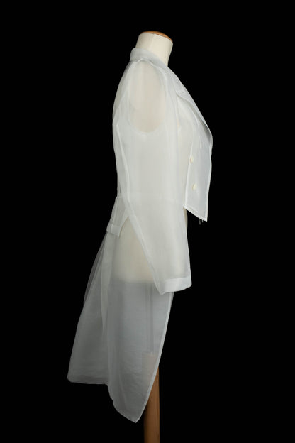 Chemise en organza "Comme des garçons"