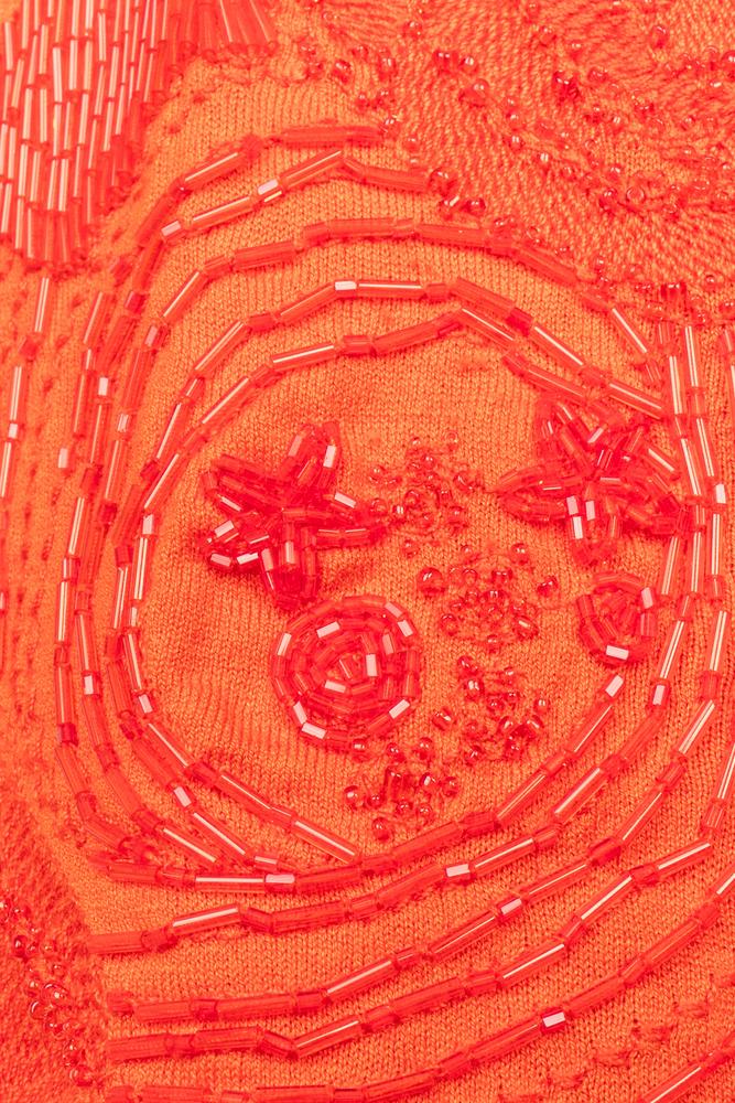 Twin set orange Christian Lacroix 