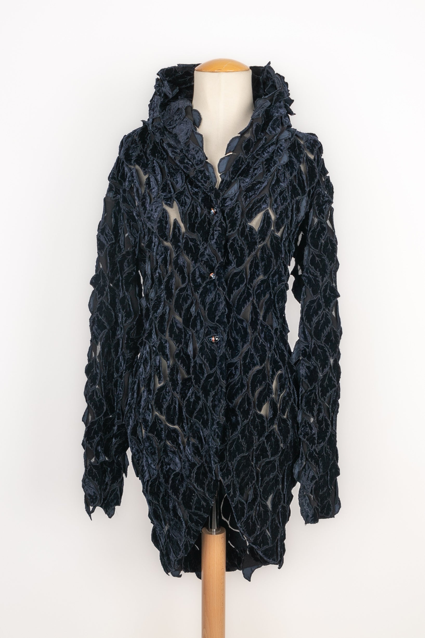 Gilet en velours Roméo Gigli