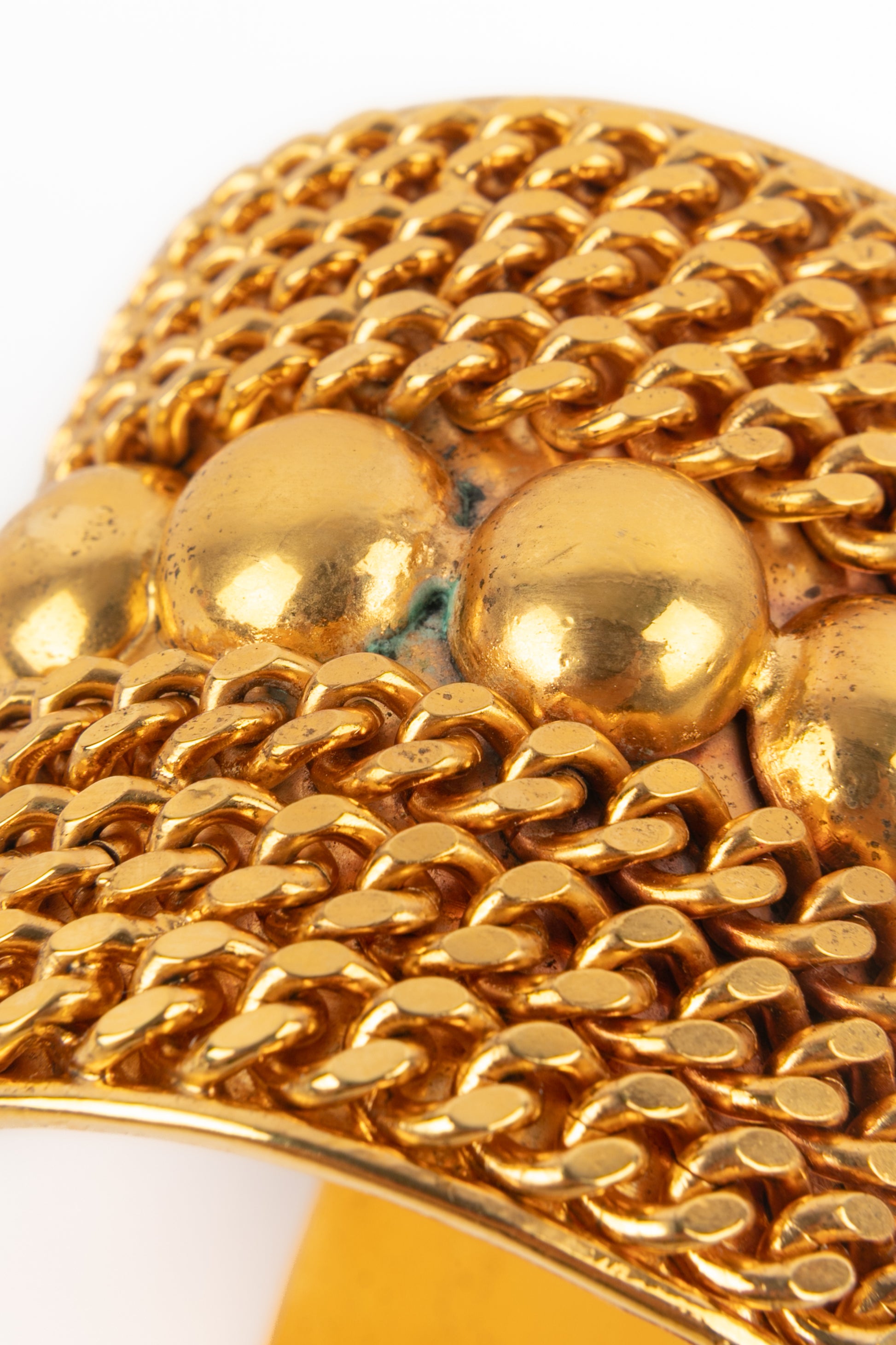 Bracelet manchette Chanel 1980's