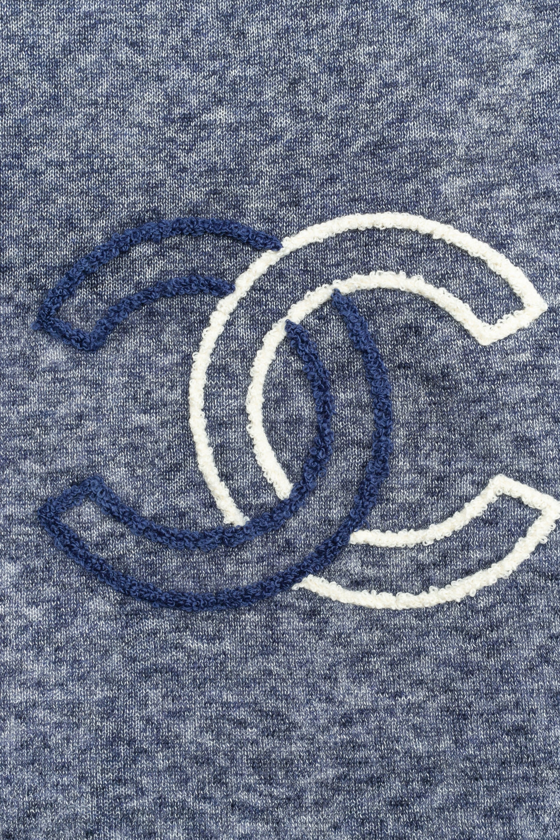 Écharpe bicolore Chanel 