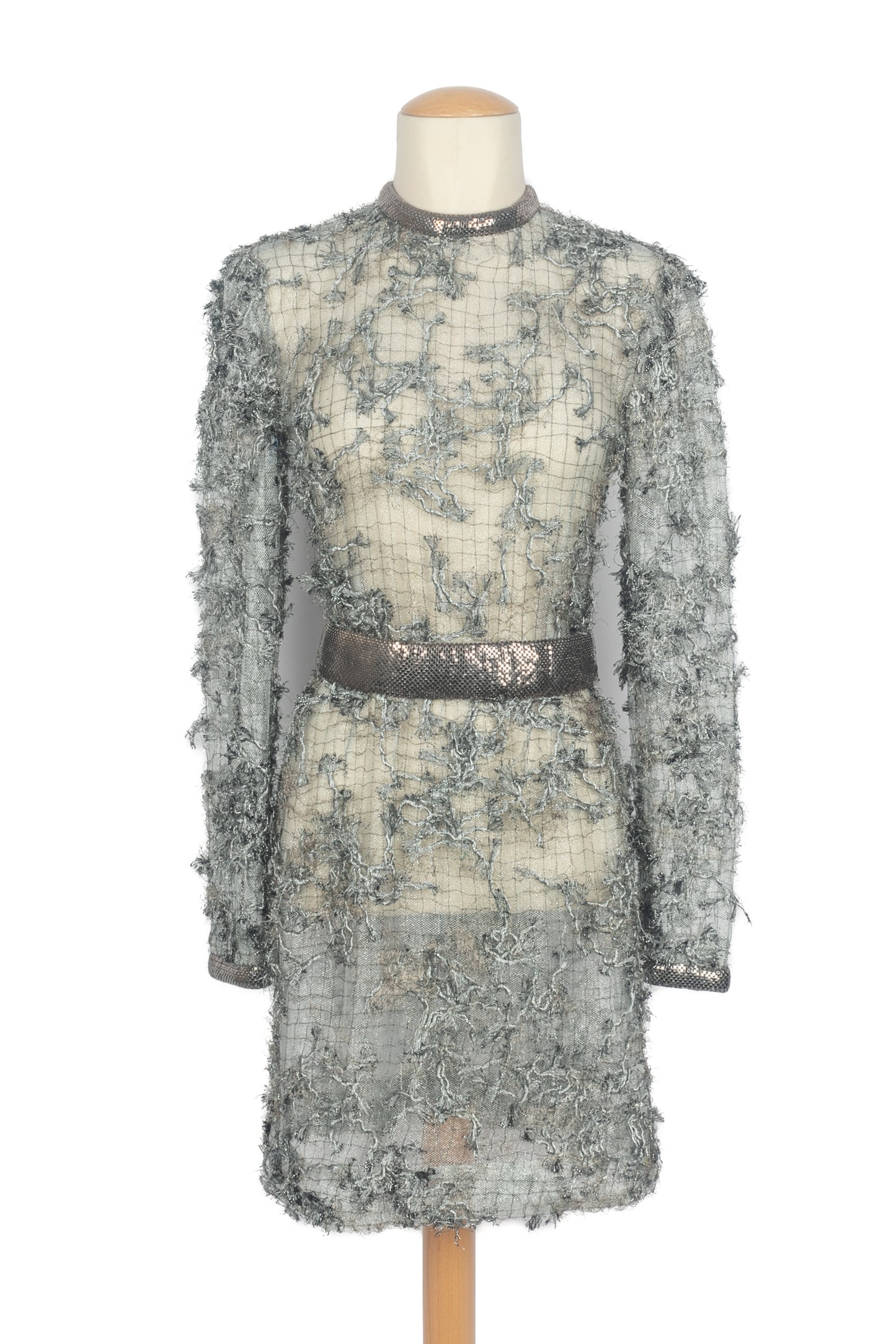 Robe en dentelle Paco Rabanne 1990's