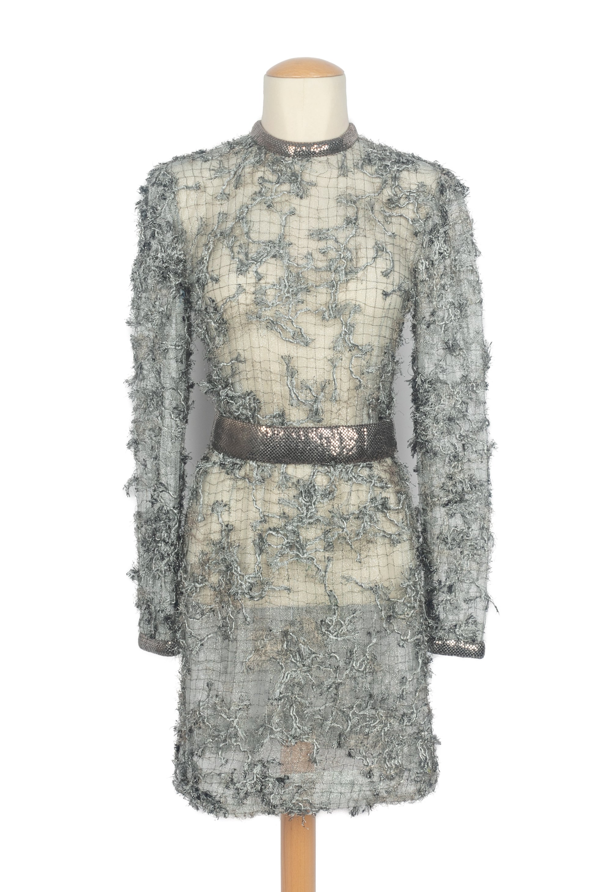 Robe en dentelle Paco Rabanne 1990's