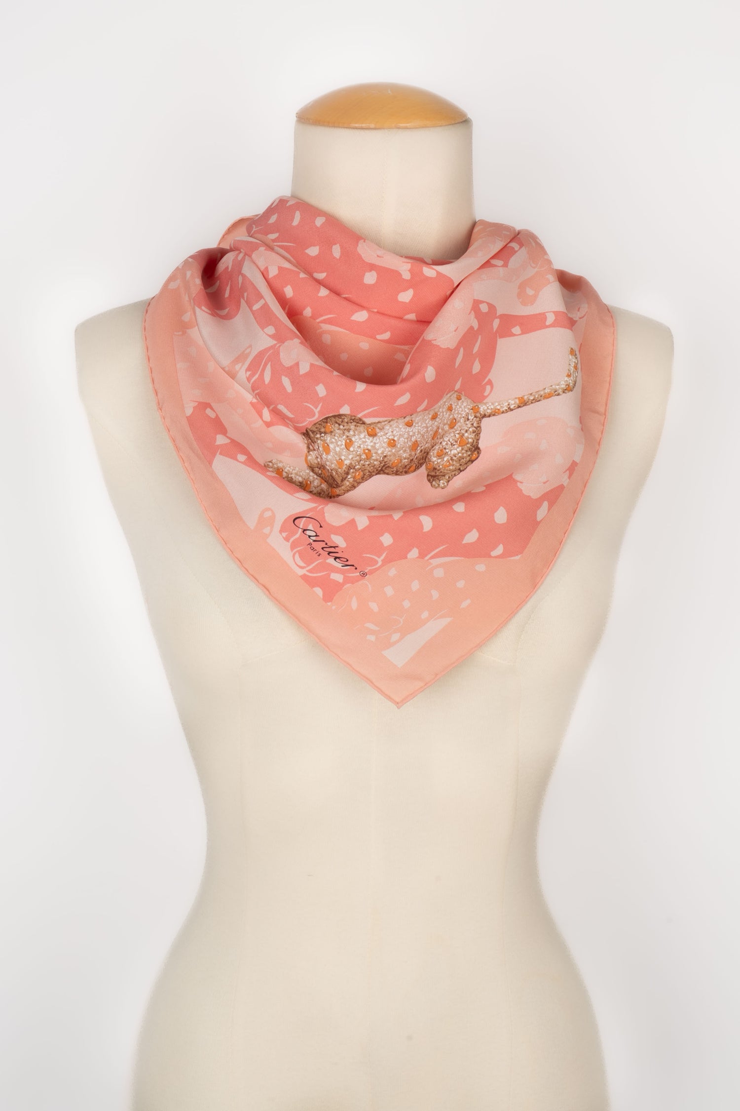 Foulard en soie Cartier