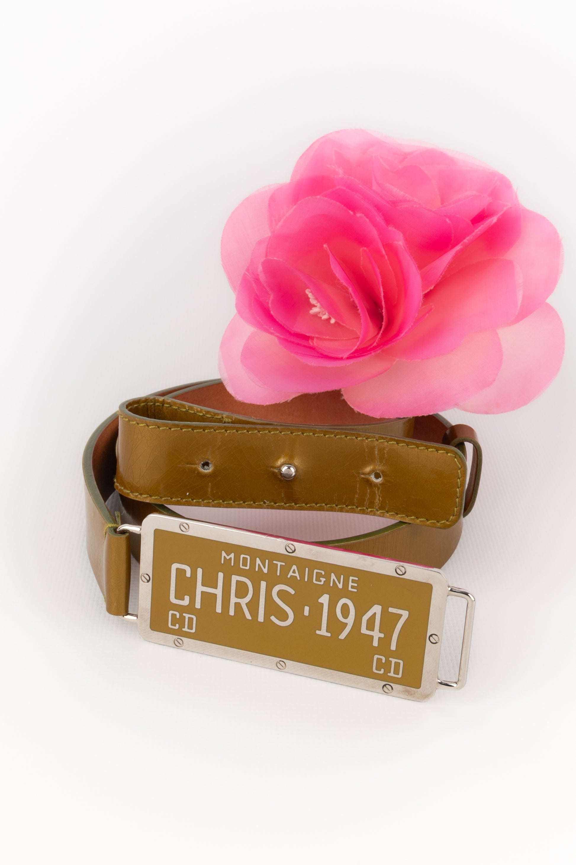 Ceinture en cuir Dior