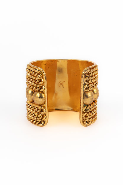 Bracelet manchette Chanel 1980's