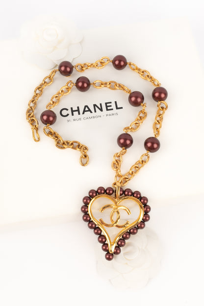 Collier "coeur" Chanel