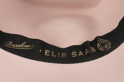 Chapeau borsalino rose Elie Saab