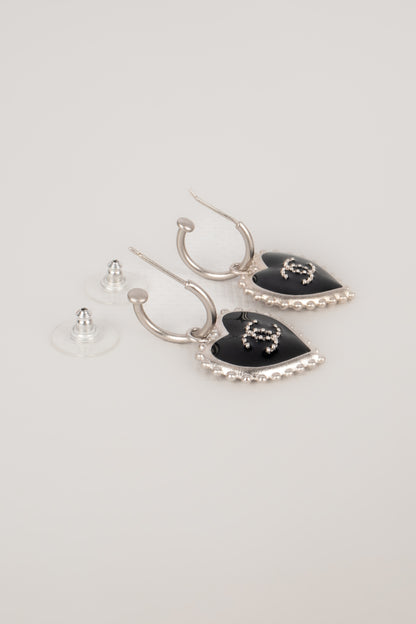 Boucles d'oreilles coeur Chanel 2007