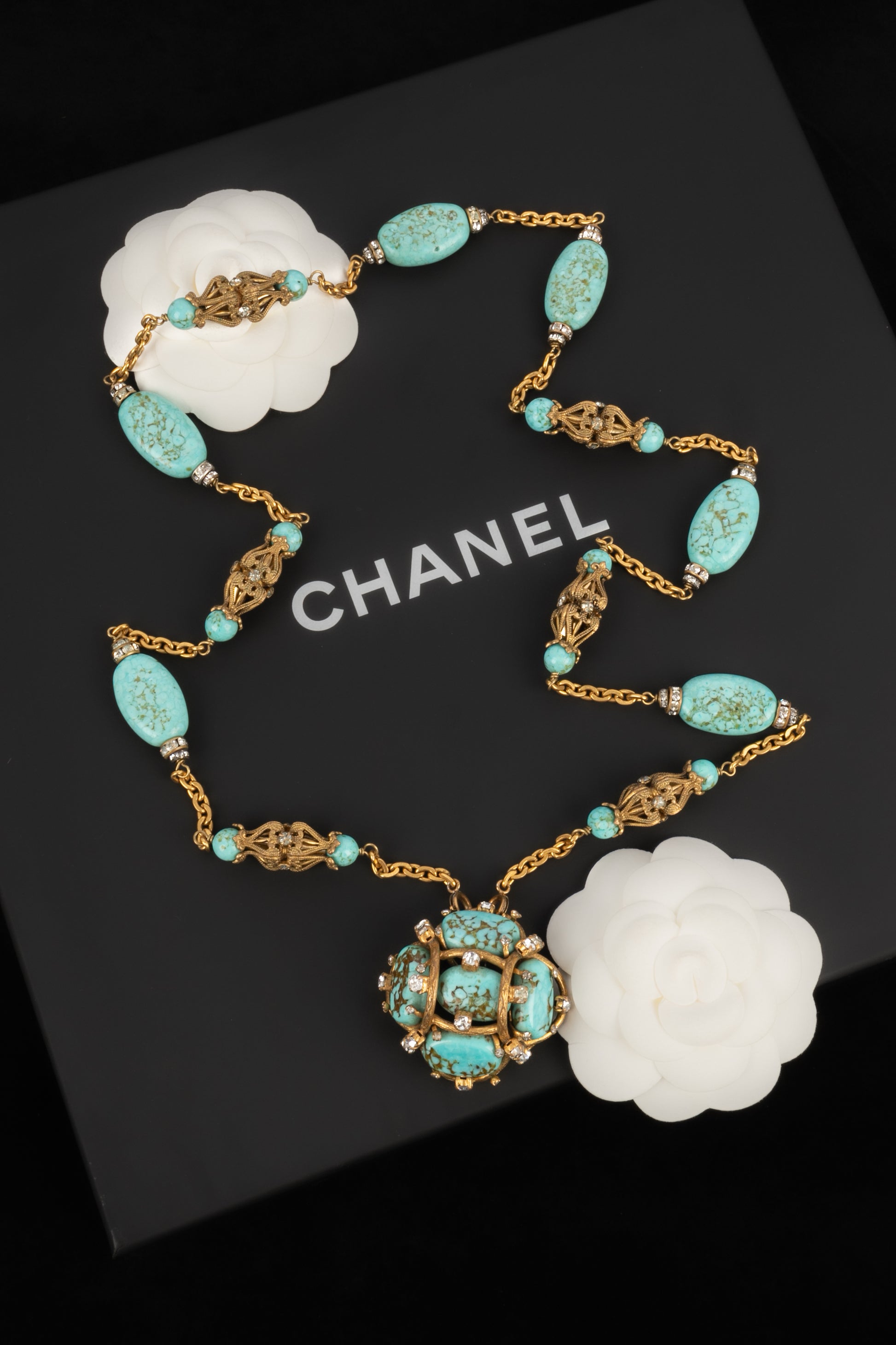 B26D Joli Collier Perle Fantaisie Grise Bleu 1.2cm Lot Bijou createur B26D Joli Collier Perle Fantaisie Grise Bleu 1.2cm Lot Bijou createur
