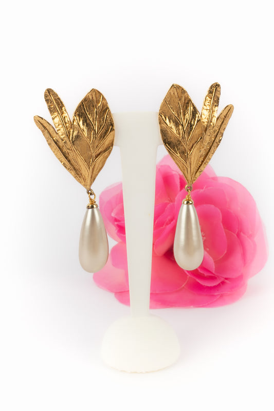 Boucles d'oreilles Christian Dior Haute Couture été 1993