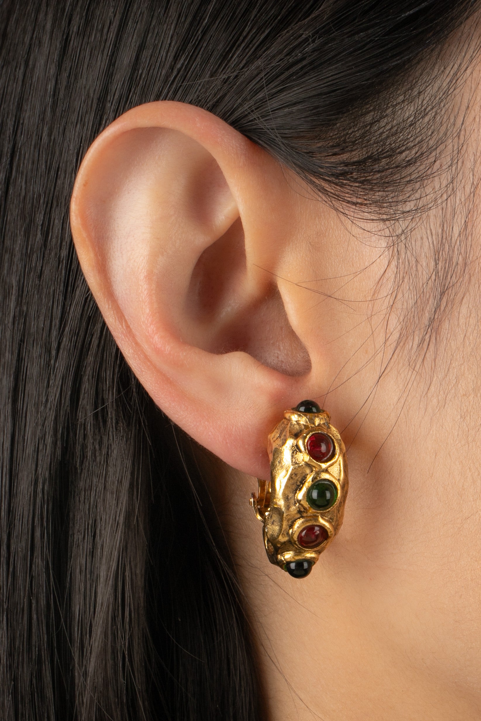 Boucles d'oreilles byzantines Chanel