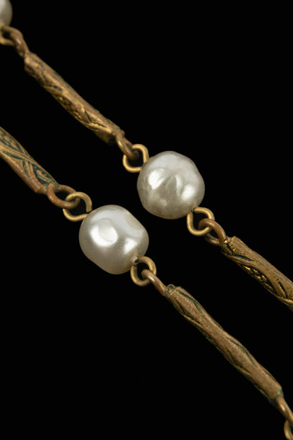 Collier sautoir Chanel époque Coco