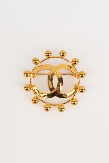 Broche cc Chanel 1990's