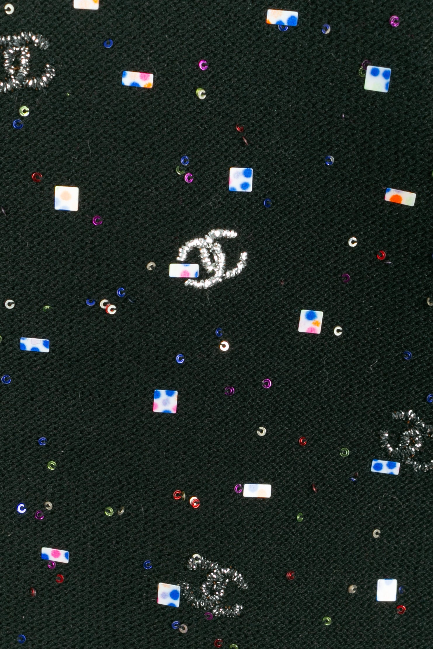 Top à paillettes Chanel