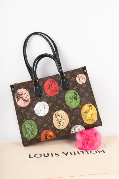 Sac On The Go Louis Vuitton x Fornasetti 2022