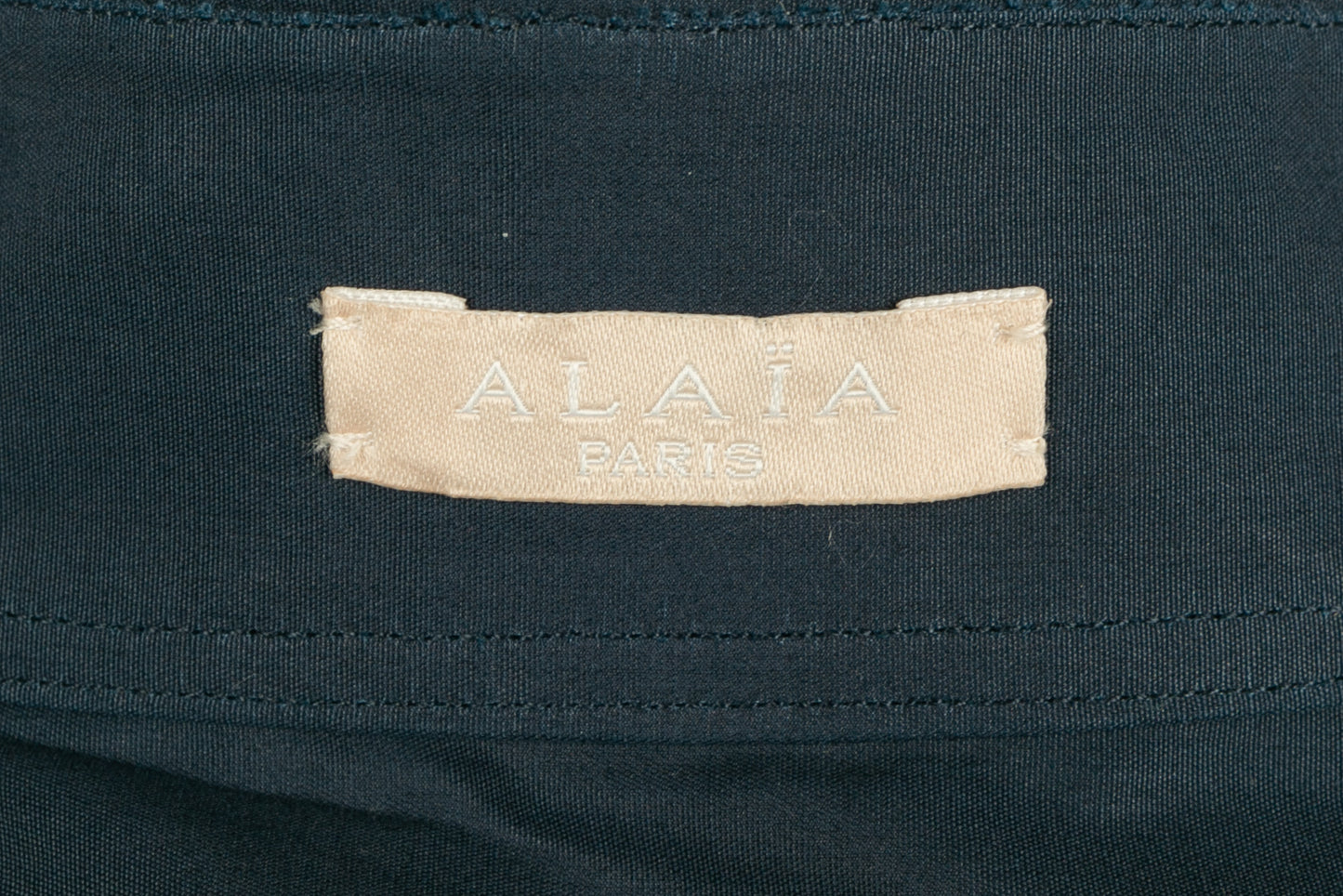 Chemisier bleu Alaïa 