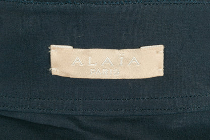 Chemisier bleu Alaïa 
