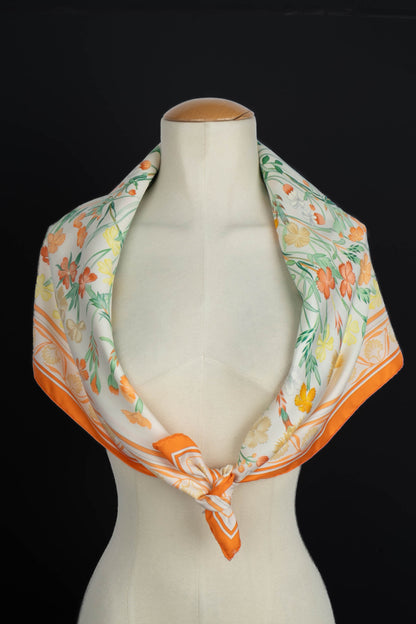 Foulard / carré "Oeillets sauvages et autres Caryophyllées" Hermès