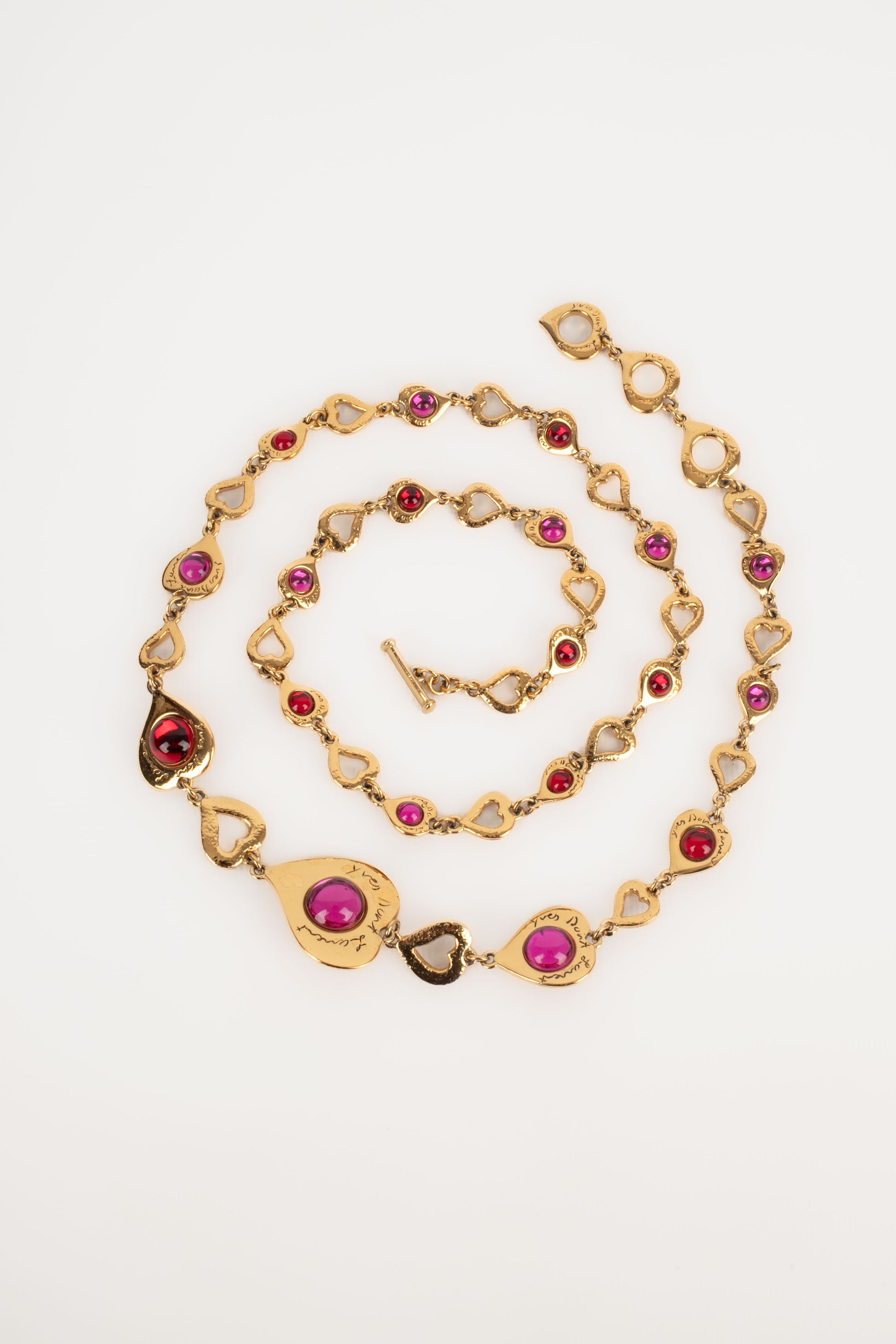 Collier coeurs Yves Saint Laurent